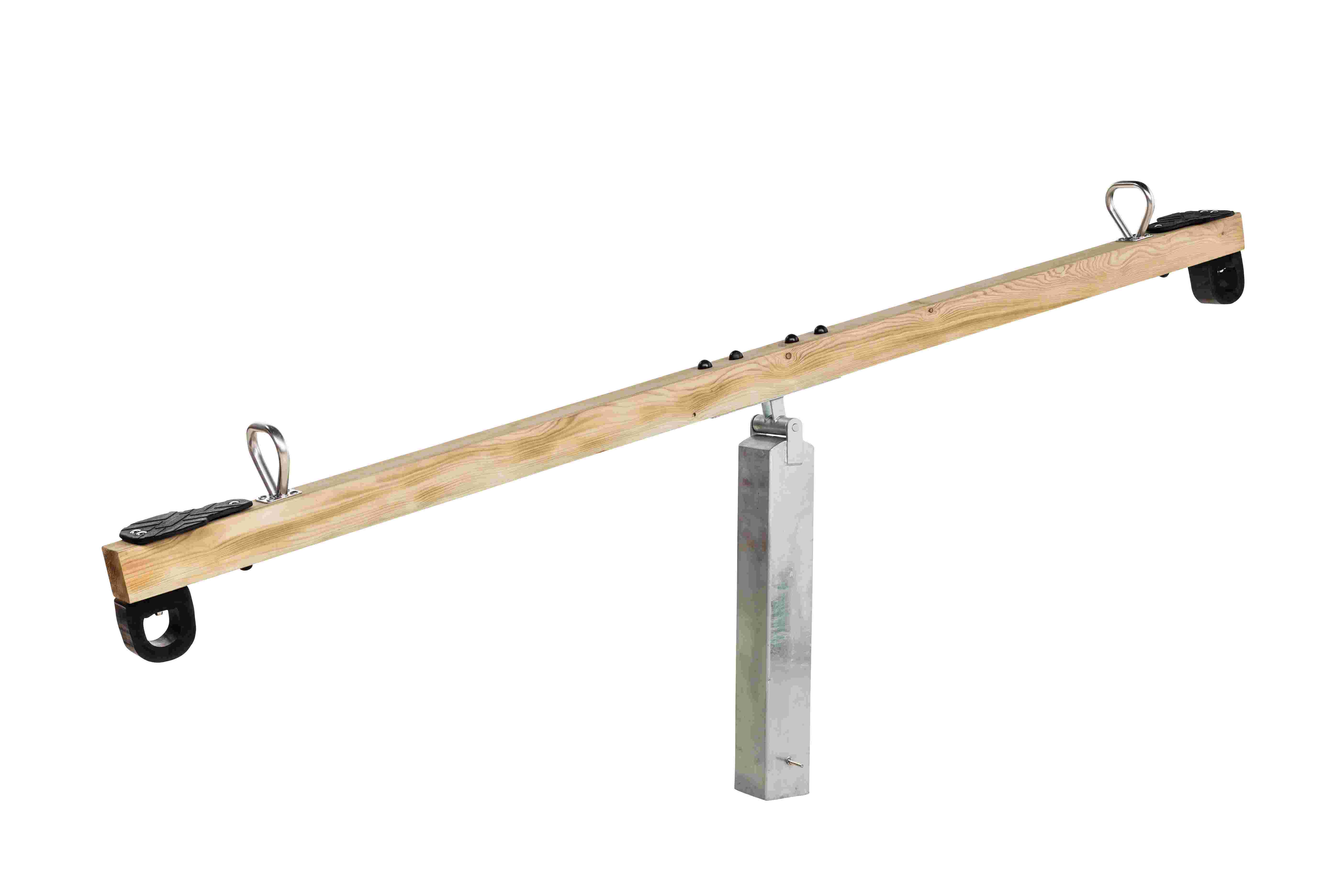 Wippe kommunal Zwei Kinder wippen auf einer Wippe